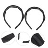 SAFIGLE 2Pcs Wide Twisted Hairband Lightweight Retro Cross Headband for