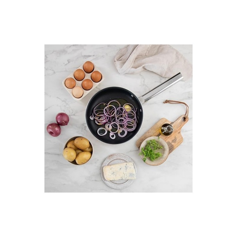 Smeg Cookware 12-Inch Red Frypan