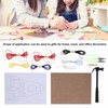 String Art Decorative Colourful DIY Nails Winding Lines Drawing Kit