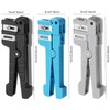 3-Pack Coaxial Cable Stripper Tool, Fiber Optic Cable Stripper for
