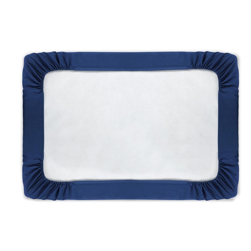 CHARKHAH Polycotton Fitted Sheet for Single Double King Super King