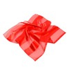 TrendsBlue Premium Silk Feel Striped Satin Square Scarf, Red
