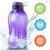 Yeahshion 1500ml Reusable Water Bottle with Handle, 1.5 Litre Portable