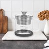Luxshiny Soy Milk Filter Pot 1L Glass Container with Fine