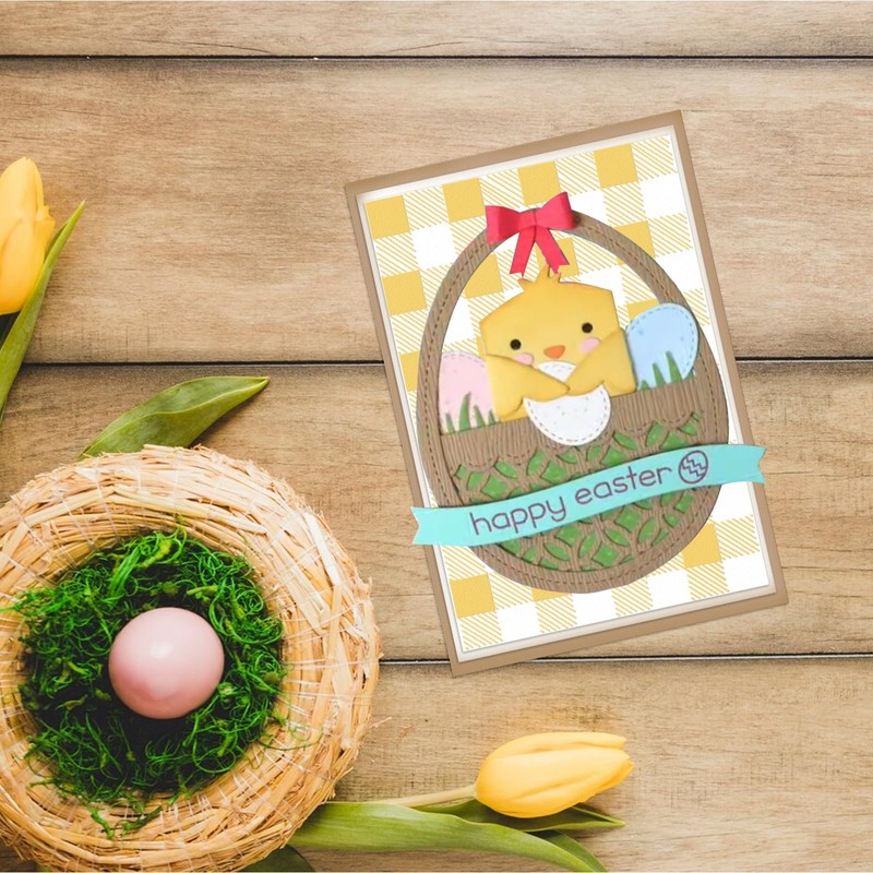 ABTOLS Check Embossing Folders for Card Making, 3D Plastic Embossing