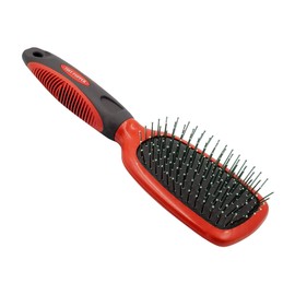 Tuff Pupper Stainless Steel Pin Brush for Long or Short Hair Pets - Detangling & Dematting Undercoat Brush for Dogs, Cats, and All Pets