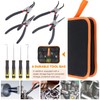 Rustark 8Pcs 7 Inch Snap Ring Pliers Heavy Duty Hook