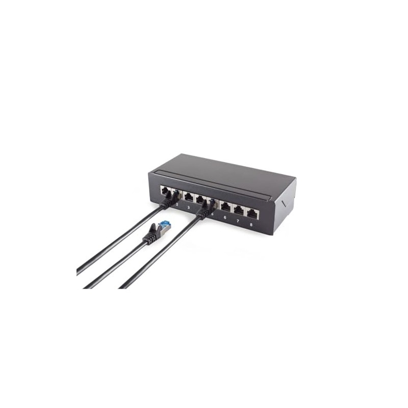 S-Conn Cat6a, 0.5m - networking cables (0.5m, 0.5 m, Cat6a,