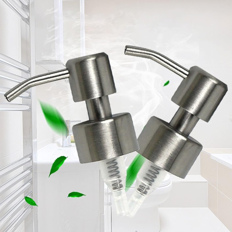 Stainless Steel Minimalist Style Liquid Soap Dispenser for Bathroom Kitchen,