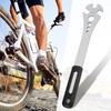 Oumers Bike Pedal Wrench, Bicycle Pedal Removal Spanner with Extra