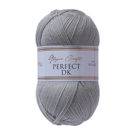 Utopia Crafts DK Double Knitting Yarn, 100g (Grey)