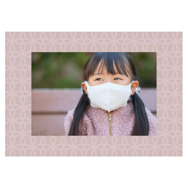 2 Window Mil/Pink Wall Stickers Photo Frame Stickers