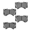Front & Rear Brake Pads Ceramic Compatible with 2008-2021 Lexus