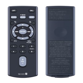 RM-X231 Replacement Remote Control for SONY CD Player Compatible with MEX-N4200BT MEX-N4100BT MEX-N5000BT MEX-N5100BE WX-GT90BTE MEX-N5200BT WX-900BT WX-900BTM MEX-M71BT MEX-GS610BE