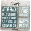 Primitives by Kathy #27502 Wooden Magnet Set, Beach Large
