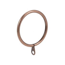 sourcingmap Curtain Rings Metal 45mm Inner Dia Drapery Ring for Curtain Rods Copper 14 Pcs