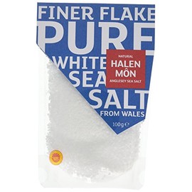 Halen Mon Anglesey Sea Salt Fine Sea Salt PDO 3 x 100 g