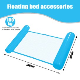Inflatable Swimming Bed, Inflatable Water Hammock, 4-in-1 Inflatable Water Toy, Pool Accessories, Inflatable Hammock Pool Inflatable Hammock for Adults and Children
