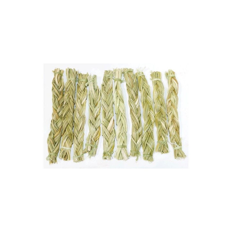Sweet Grass Braids 4-5" Bulk for Positive Energy Smudging and