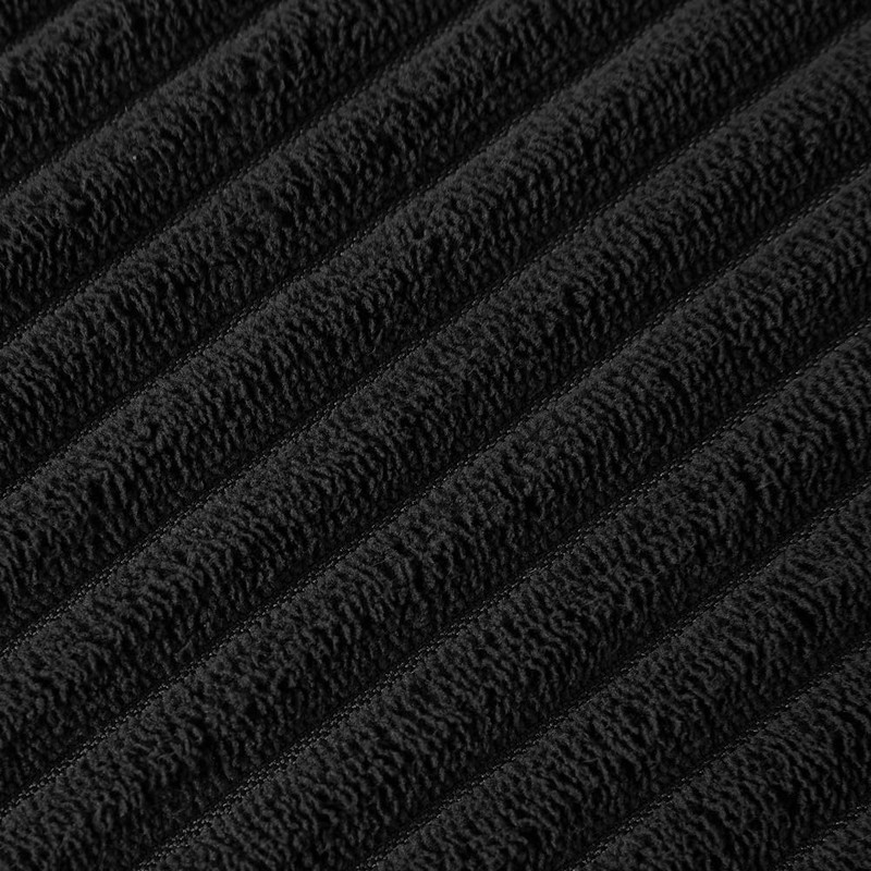 Fancy Homi Pack of 2 Black Decorative Throw Pillow Covers