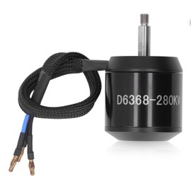 Scooter Brushless Motor 280KV Aluminum Alloy Threaded Shaft Low Noise Precise Design 280KV Scooter Sensorless Motor