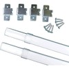 TWO Kirsch FLAT SASH RODS for Top & Bottom Doors
