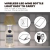 Wireless Wine Bottle Light - Portable LED Wine Bottle Light,