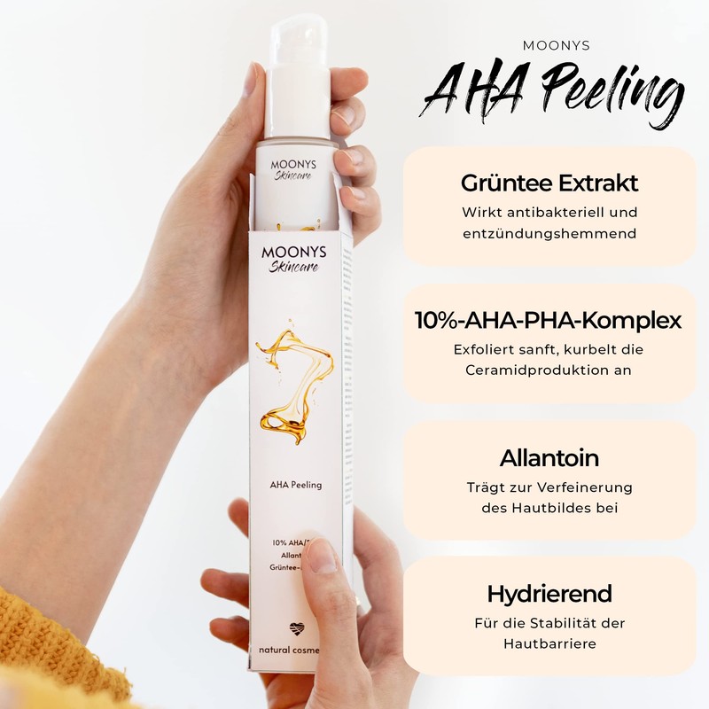 MOONYS® 10% AHA Peeling Face with PHA - 100 ml
