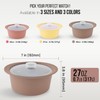 Firgi 27oz Platinum Silicone Microwave Steamer Pot with Lid –