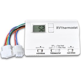 6536A3351 Digital Thermostat,Compatible for Coleman Mach,2 Stage Wall Thermostat for Heat Pump and Gas Furnace Control,12 Wires,for Both Heating and Cooling
