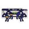 IRWIN QUICK-GRIP Bar Clamp, One-Handed, Mini, 6-Inch (2), 12-Inch (2),