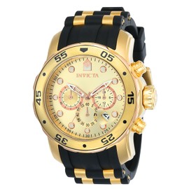 Invicta Men's 17884 Pro Diver Analog Display Swiss Quartz Black Watch