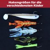 Paradox Fishing Dropshot Haken 50 Stück I je 10x Set