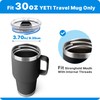 Bluwing 30 oz Replacement Screw Top Lid for YETI TraveI