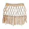 Unbranded New Women Gold Metal Tassel Fringes Upper Arm Bracelet