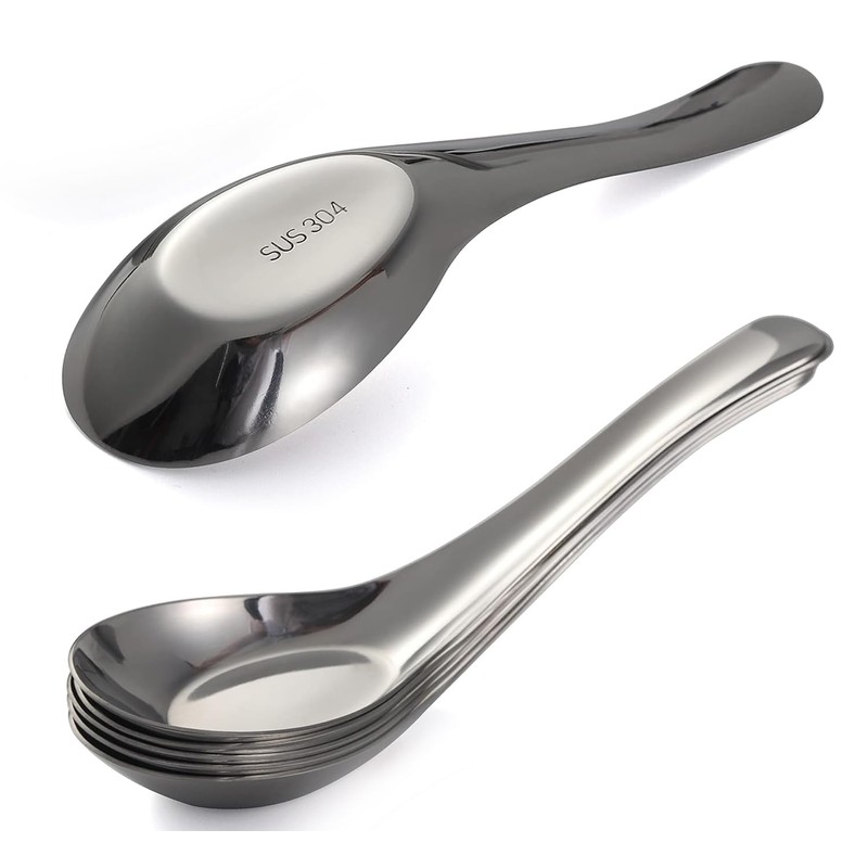Comicfs Soup Spoons Set of 6, 304 Stainless Steel Dinner