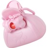 Porta Bolsas de Basura Portátil Rosa de Plástico para Perros
