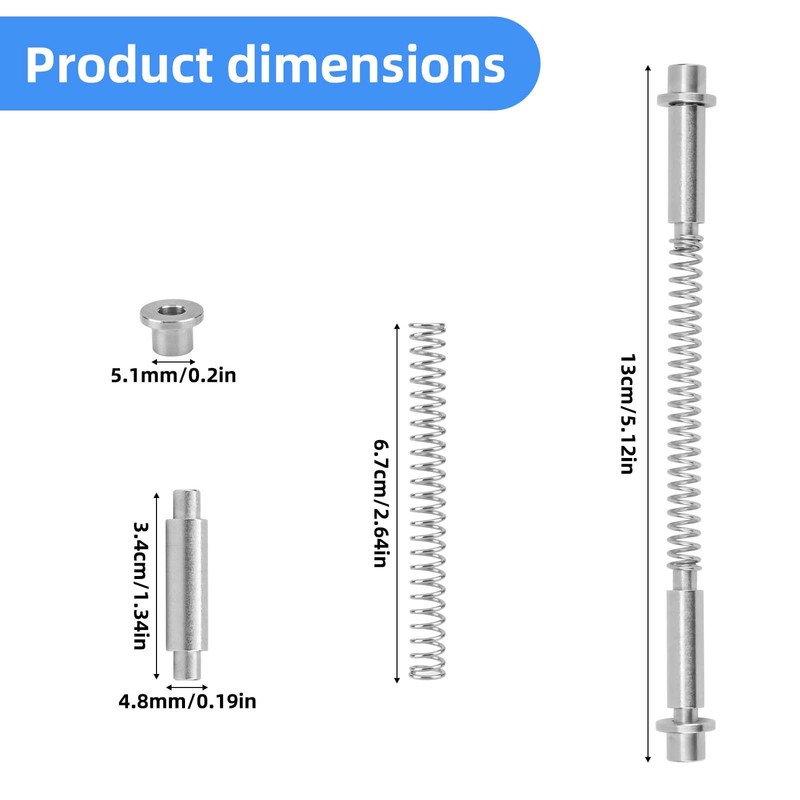 10 Set Storm Door Hinge Pin Kit, Include 20 Hinge