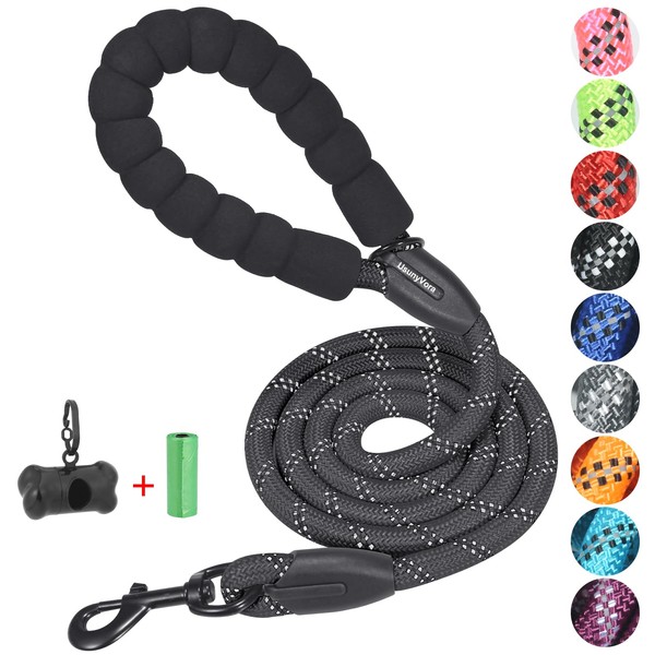 Rope Dog Leash 4 FT for Medium and Large Dogs,Heavy