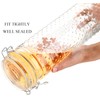 Yesland 2 Pcs 60 Oz Glass Food Storage Jar Canister