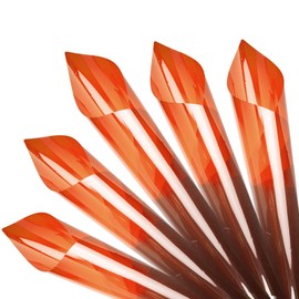 5pcs Coloured Lighting Gel Filter Transparent Orange Color Correction Full CTO CTB Coloured Lighting Sheet Craft for 800W Red Head Light Strobe Spotlight Flash Photography Photo Studio 50x40cm