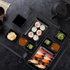 Pumtus 16 Piece Japanese Sushi Plate Set, Melamine Sushi Serving