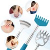 Yeipis 3 Pack Different Back Scratcher Metal Portable Telescoping Back