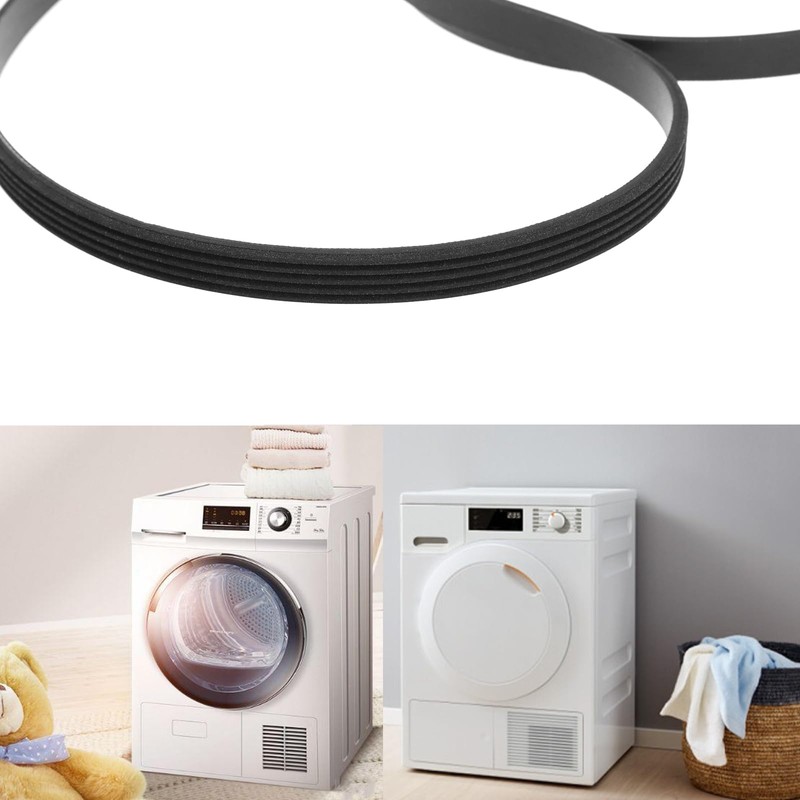 5PJ1880 V-Ribbed Belt Compatible with Miele Tumble Dryer 5689130 Rubber