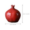 Alipis Ceramic Vase: Pomegranate Shaped Vase Bud Vase Hydroponics Planter