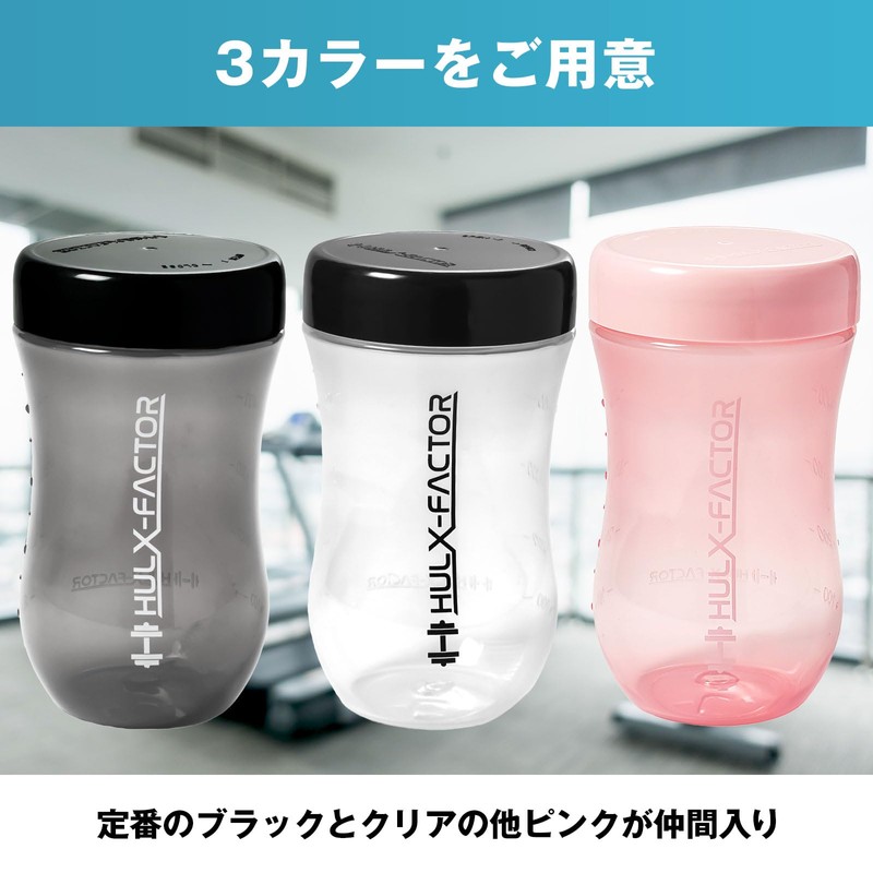 Hulk Factor Protein Shaker, Pink, 16.9 fl oz (500 ml),