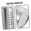 ABOOFAN 2Pcs Stainless Steel Draining Container for Utensil Storage Practical