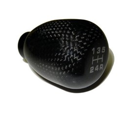 VMS RACING 10x1.25mm Threaded (NO adapters) 5 Speed Type-R Type-S in Real Hand-Laid Carbon Fiber Selector Shift Knob for Mazda 3 Miata MX3 MX5 MX6 Eunos Protégé 5 323 626 Mazdaspeed JDM