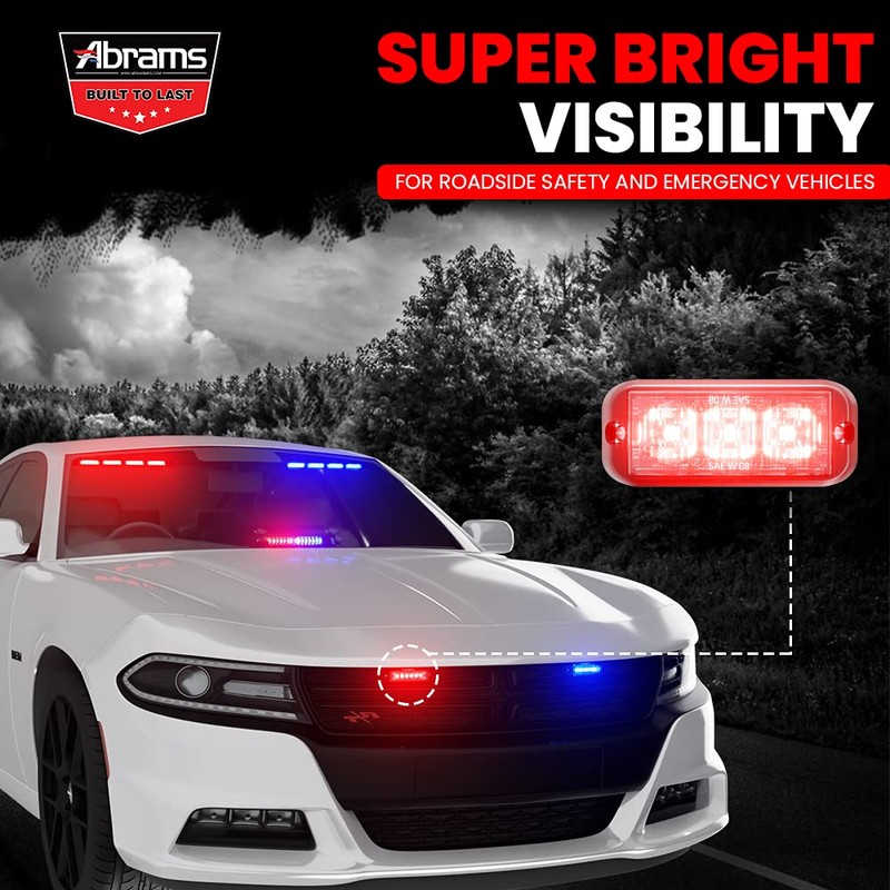 Abrams SAE Class-1 Edge 3 Series [Amber] 9W - 3