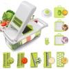 Food Chopper Vegetable-Fruit-Cheese-Onion Chopper Slicer Dicer Tomato Grater 12 in